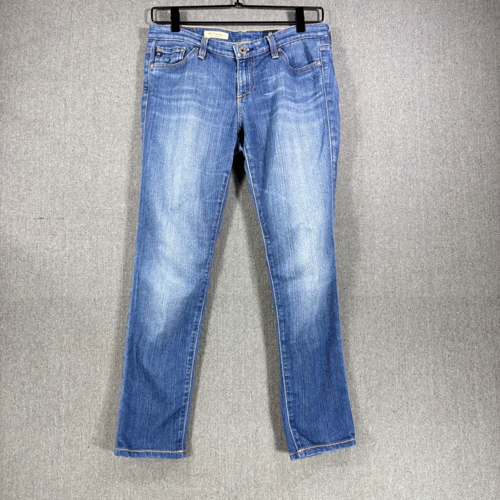 AG Adriano Goldschmied The Legging Super Skinny Jeans Blue Denim Size 28R